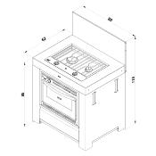 ENO module combiné (four/table de cuisson)