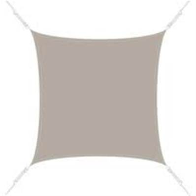 Voile d'ombrage taupe 3x3