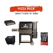 PACK1 Barbecue Fumoir au charbon de bois Masterbuilt Gravity1050 (1 bbq, 1housse, 1 sac de charbon,1 four à pizza MB)