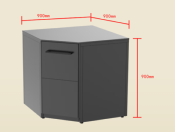 CUISINE COZZE module d'angle 90/90/90