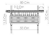 Tecnoroast BBQ tourne brochettes 20