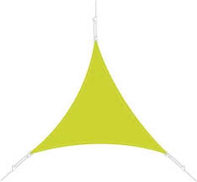 Voile d'ombrage vert 4x4x4