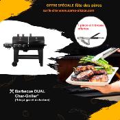 Char Griller Duo BBq à gaz et à charbon Spécial fête des Pères